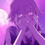  Gasai Yuno in the moonlight