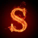  flaming s