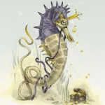 artistic seahorse PFP