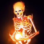 dark skeleton PFP