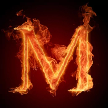  flaming m