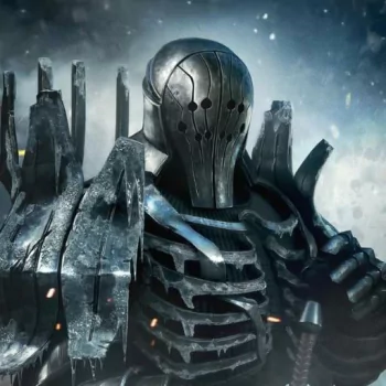 Alt Text: Avatar featuring a character clad in armor inspired by The Witcher 3: Wild Hunt game, set against a mystical, starry backdrop.