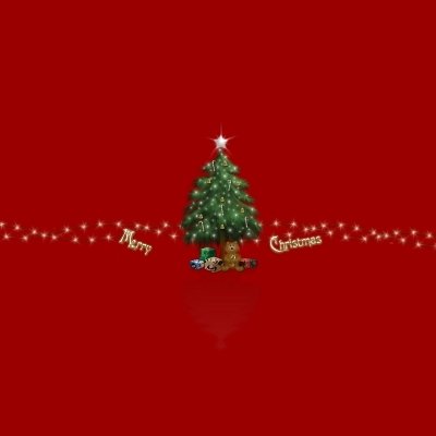 Download Merry Christmas Red Christmas Tree Christmas Holiday PFP