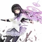 Download Homura Akemi Anime Puella Magi Madoka Magica PFP