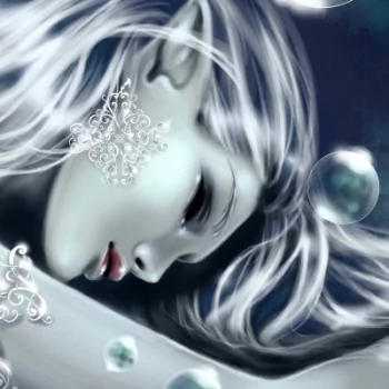 silver fantasy woman PFP