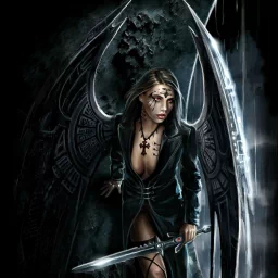 fantasy angel warrior PFP