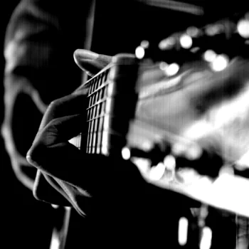 music jazz musician Black & White guitar PFP