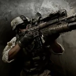 man made assault rifle PFP