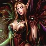 Forum avatar featuring a dark, detailed World of Warcraft character with glowing eyes and intricate armor, capturing the game's fantasy and epic style.