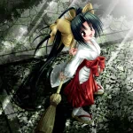 Anime shrine maiden PFP