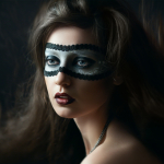 Girl with Mask