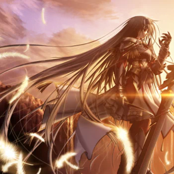 feather sword warrior Code Geass video game blood of darkness PFP