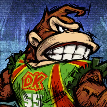 Donkey Kong Nintendo shirt video game super mario strikers PFP