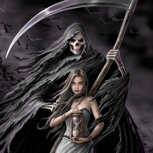 Grim Reaper Pfp by Anne Stokes