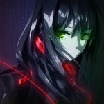 Download Rin Shibuya The IDOLM@STER Cinderella Girls Face Green Eyes Black Hair Anime PFP