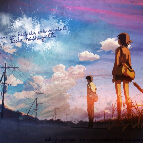 Download Kanae Sumita Takaki Touno Anime 5 Centimeters Per Second PFP