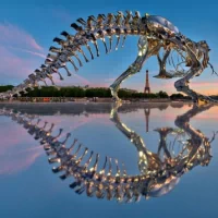  Chrome T-Rex in Paris