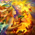 Download Butterfly Colorful Colors Nature Fantasy Woman PFP