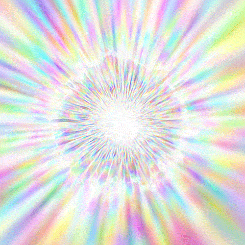 Artistic psychedelic forum avatar featuring a radiant burst of pastel colors emanating from a bright white center.