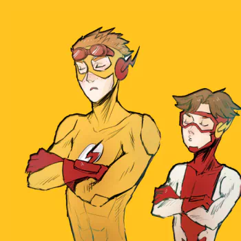 Impulse (DC Comics) Bart Allen Wally West Kid Flash Comic Flash PFP