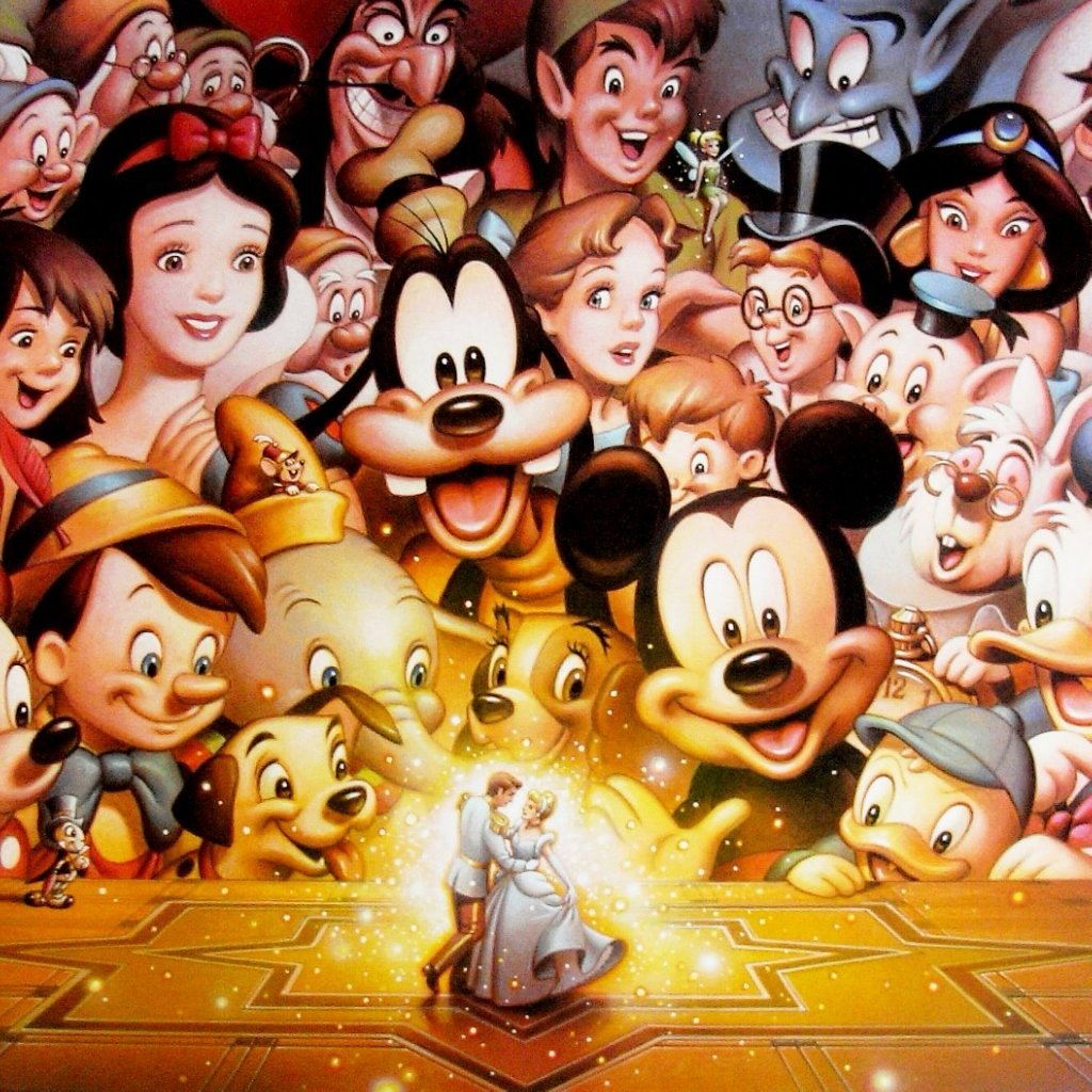 Download Captain Hook Donald Duck Princess Jasmine Goofy Dumbo Mowgli Dewey Duck Tinker Bell Peter Pan Wendy Darling Snow White Cinderella Mickey Mouse Movie Disney PFP