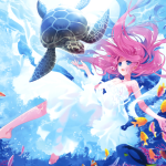 Anime Underwater Pfp by Carnelian