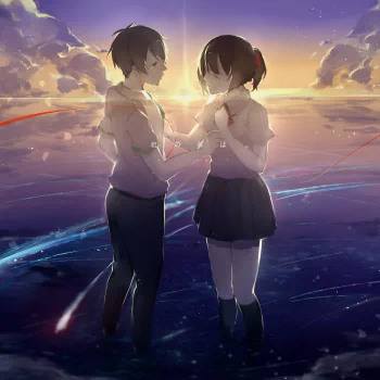 Your Name. Taki Tachibana Mitsuha Miyamizu Anime PFP