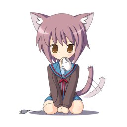 Download Chibi Yuki Nagato Anime The Melancholy Of Haruhi Suzumiya PFP