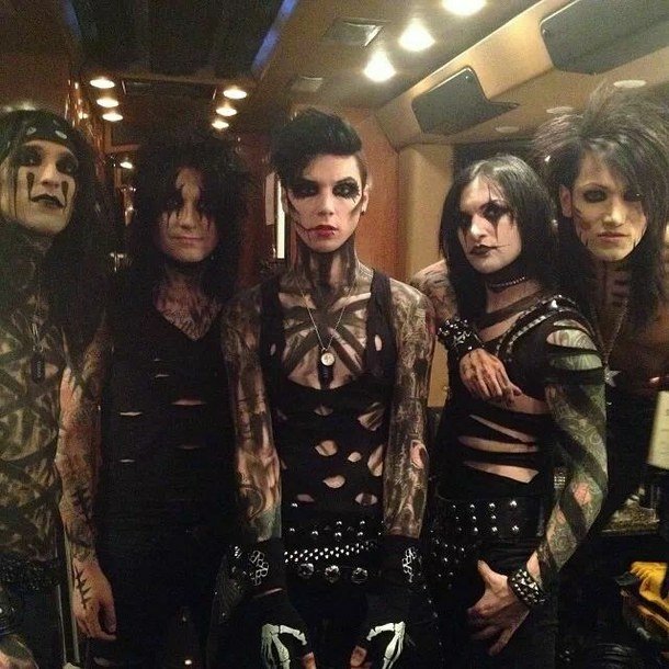 Download Heavy Metal Hard Rock Glam Metal Black Veil Brides Music PFP