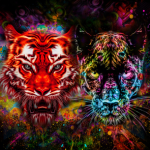 Download Panther Tiger Animal Artistic PFP