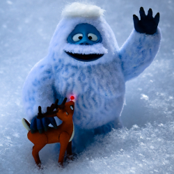 Abominable Snowman and Rudolph