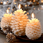 Download Candle Pine Cone Christmas Holiday  PFP