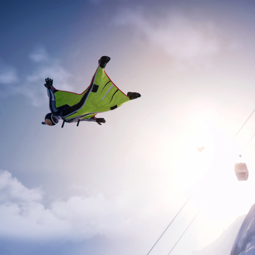Steep - Icy Skydiving