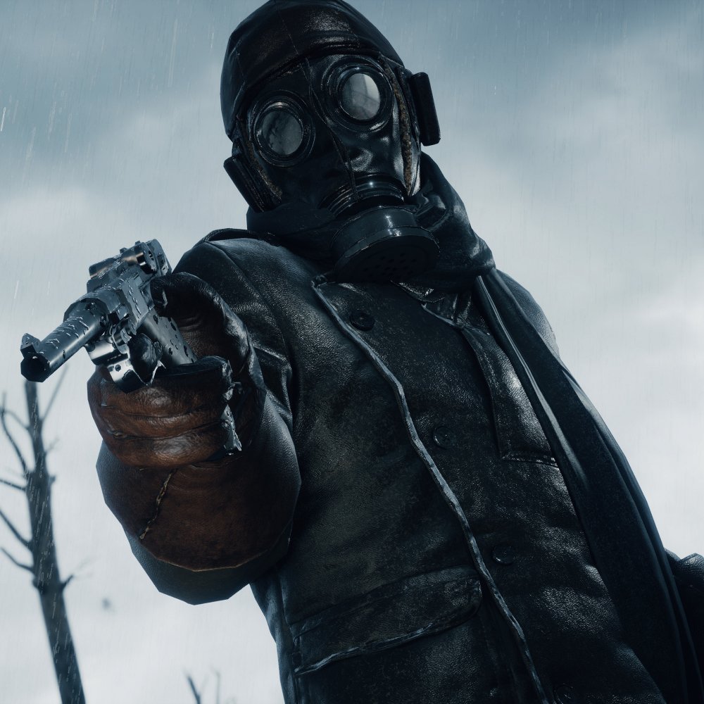 Download Battlefield 1 Gas Mask Soldier Video Game PFP by Berduu