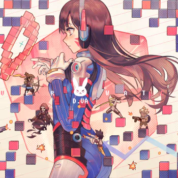 D.Va (Overwatch) video game Overwatch PFP
