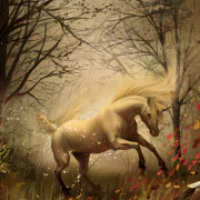 unicorn forest fantasy PFP