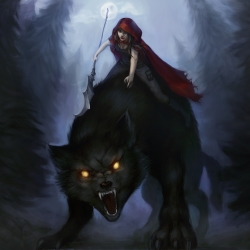 Fantasy Red Riding Hood Pfp by merkerinn
