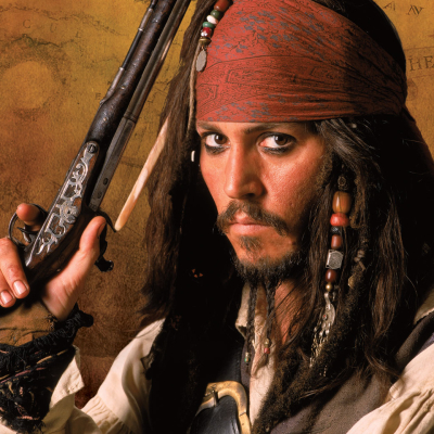 Johnny Depp As Captain Jack Sparrow