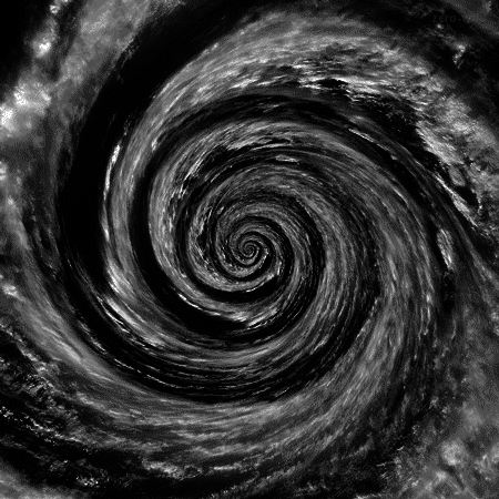Artistic, psychedelic swirling vortex pattern in grayscale, used as a forum avatar/profile photo.