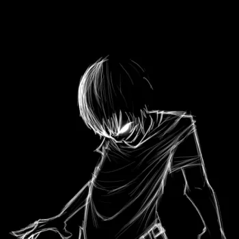 black dark scary PFP