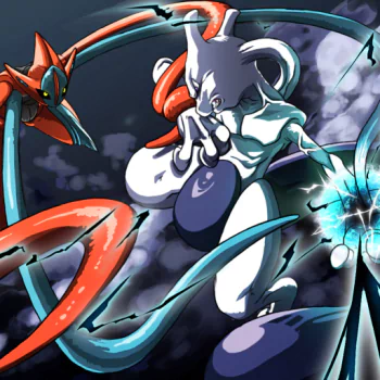  Mewtwo Vs Deoxys by まくまく