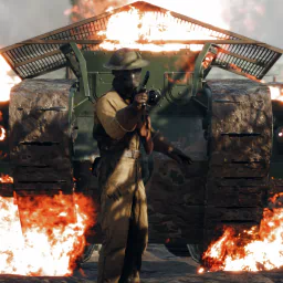 fire tank soldier Battlefield 1 video game PFP