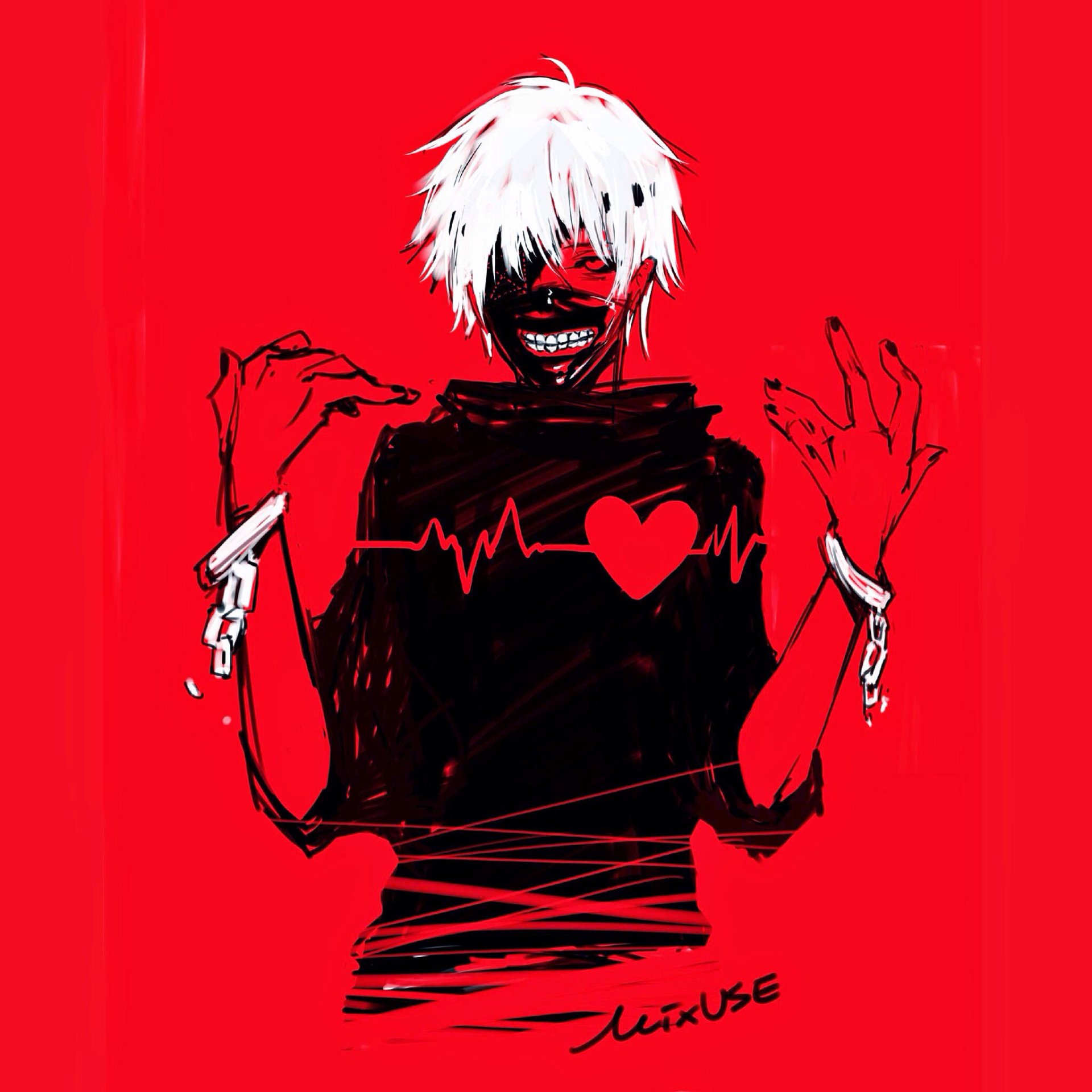 Download Ken Kaneki Anime Tokyo Ghoul PFP