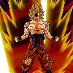 Forum avatar/profile photo of Goku (Dragon Ball) as a Super Saiyan, roaring with a golden aura and energy bolts in an intense anime powering-up pose.