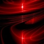 Abstract red design with flowing curves and glowing light points, creating a dynamic and vibrant effect for a forum avatar or profile photo.