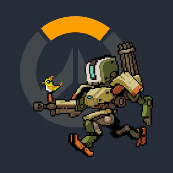  Overwatch Bastion Pixel Avatar