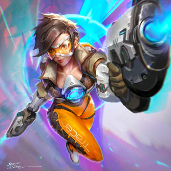 Tracer (Overwatch) video game Overwatch PFP