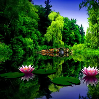  Green Park Reflection in Springtime