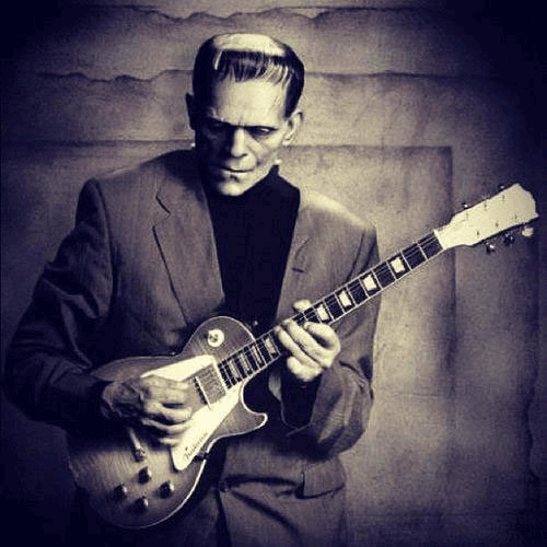 Download Halloween Humor Funny Guitar Dark Frankenstein PFP