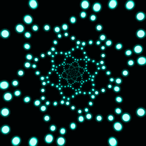 Download Neon Dots Abstract Geometry PFP